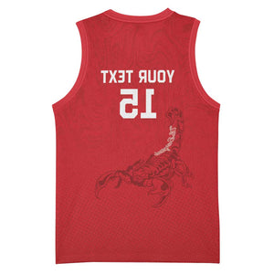 Custom Gambia Football Basketball Jersey Scorpions Never Die - African Pride