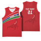Custom Gambia Football Basketball Jersey Scorpions Never Die - African Pride