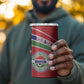 Custom Gambia Football 4 in 1 Can Cooler Tumbler Scorpions Never Die