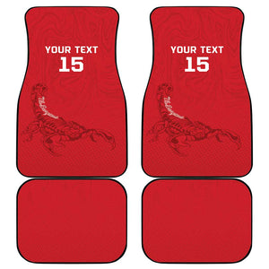 Custom Gambia Football Car Mats Scorpions Never Die