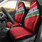 Custom Gambia Football Car Seat Cover Scorpions Never Die