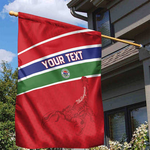 Custom Gambia Football Garden Flag Scorpions Never Die