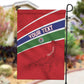Custom Gambia Football Garden Flag Scorpions Never Die