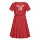 Custom Gambia Football Kid Short Sleeve Dress Scorpions Never Die
