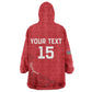 Custom Gambia Football Kid Wearable Blanket Hoodie Scorpions Never Die