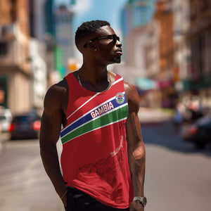 Custom Gambia Football Men Tank Top Scorpions Never Die