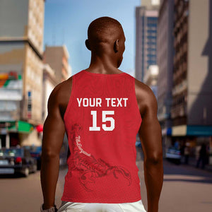 Custom Gambia Football Men Tank Top Scorpions Never Die