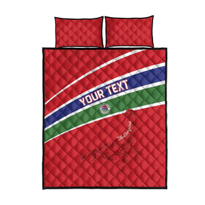 Custom Gambia Football Quilt Bed Set Scorpions Never Die