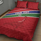 Custom Gambia Football Quilt Bed Set Scorpions Never Die