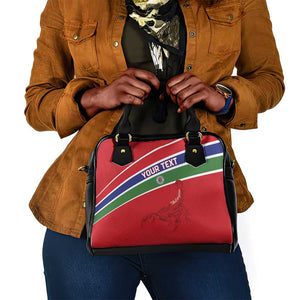 Custom Gambia Football Shoulder Handbag Scorpions Never Die