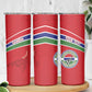 Custom Gambia Football Skinny Tumbler Scorpions Never Die