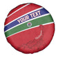 Custom Gambia Football Spare Tire Cover Scorpions Never Die