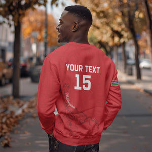 Custom Gambia Football Sweatshirt Scorpions Never Die