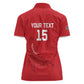 Custom Gambia Football Women Polo Shirt Scorpions Never Die