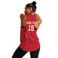 Custom Gambia Football Women Racerback Tank Scorpions Never Die