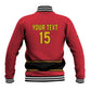 Custom Angola Football Baseball Jacket Viva Palancas Negras