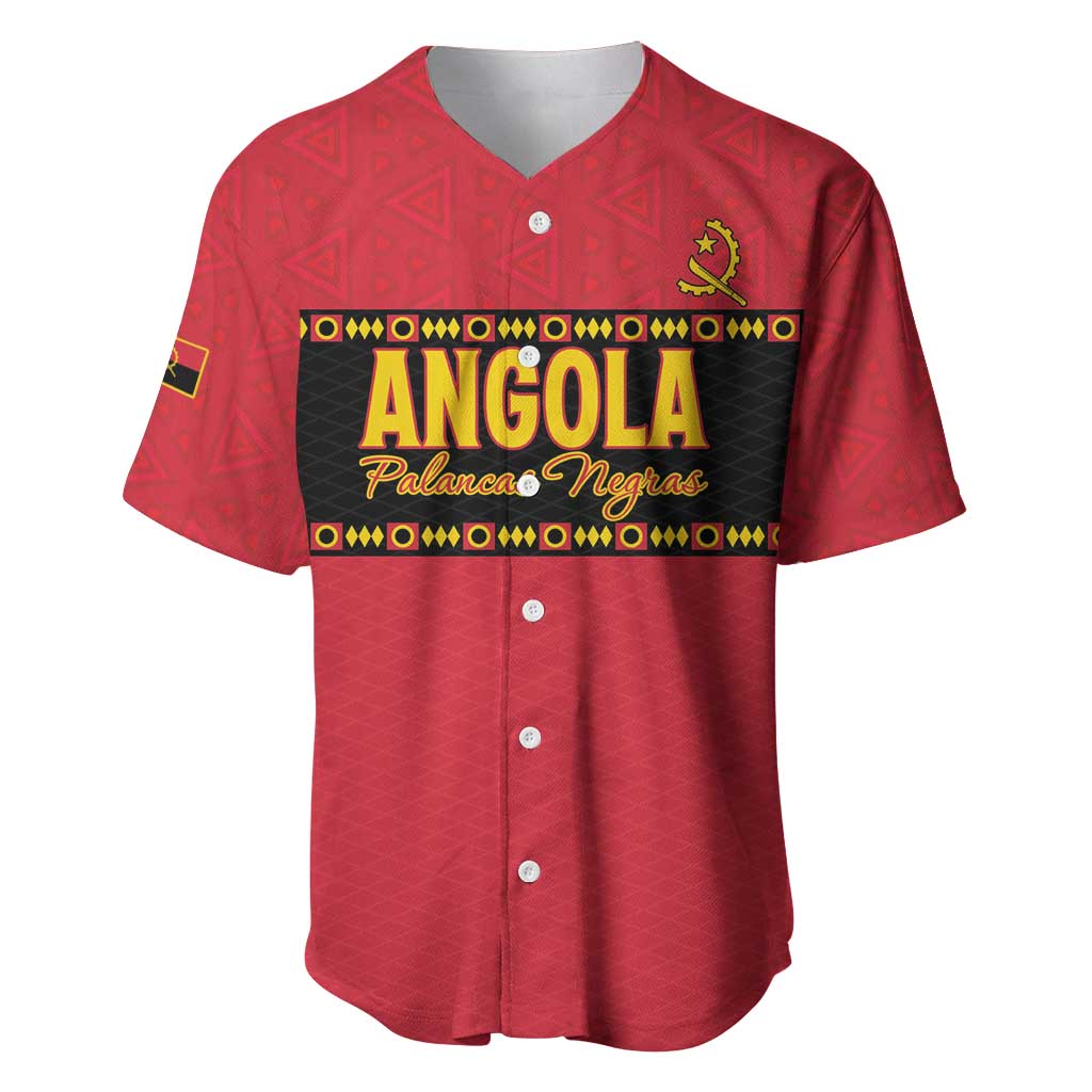 Custom Angola Football Baseball Jersey Viva Palancas Negras