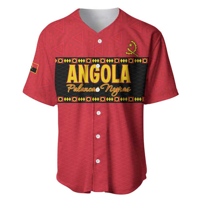 Custom Angola Football Baseball Jersey Viva Palancas Negras