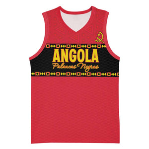 Custom Angola Football Basketball Jersey Viva Palancas Negras - African Pride