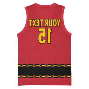 Custom Angola Football Basketball Jersey Viva Palancas Negras - African Pride