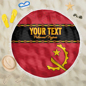 Custom Angola Football Beach Blanket Viva Palancas Negras