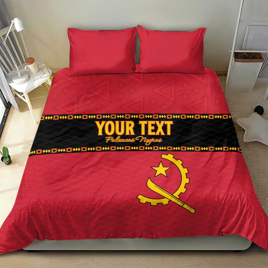 Custom Angola Football Bedding Set Viva Palancas Negras