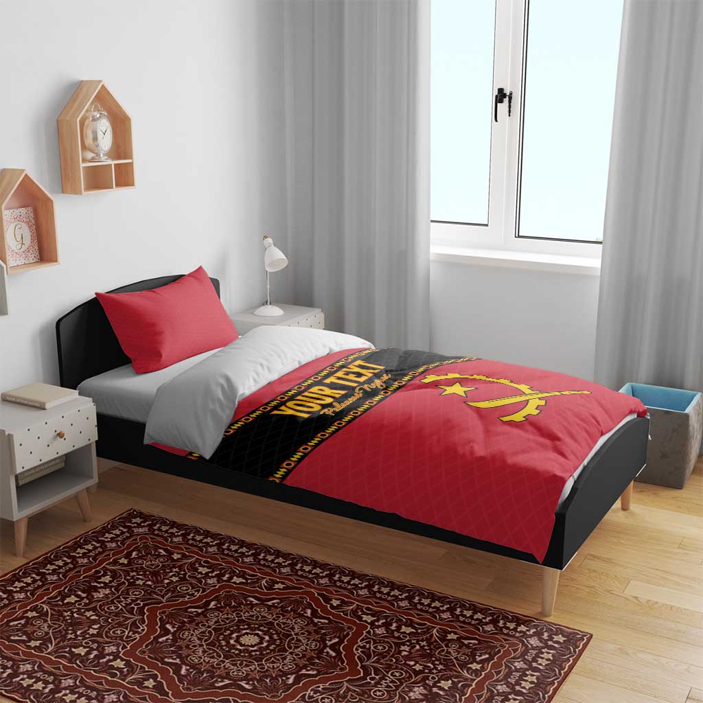 Custom Angola Football Bedding Set Viva Palancas Negras