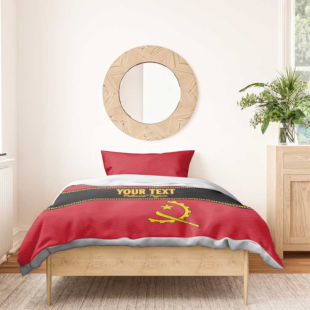 Custom Angola Football Bedding Set Viva Palancas Negras