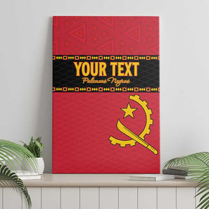 Custom Angola Football Canvas Wall Art Viva Palancas Negras