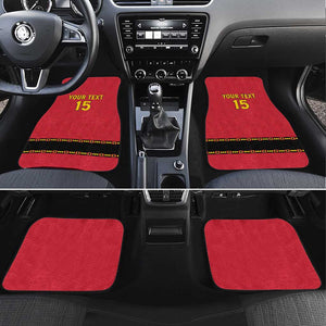 Custom Angola Football Car Mats Viva Palancas Negras