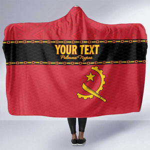 Custom Angola Football Hooded Blanket Viva Palancas Negras