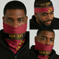 Custom Angola Football Neck Gaiter Viva Palancas Negras LT15