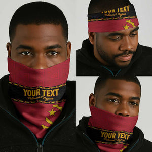 Custom Angola Football Neck Gaiter Viva Palancas Negras LT15