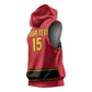 Custom Angola Football Sleeveless Hoodie Viva Palancas Negras - African Pride