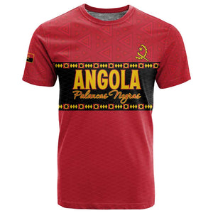 Custom Angola Football T shirt Viva Palancas Negras
