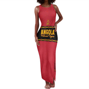 Custom Angola Football Tank Maxi Dress Viva Palancas Negras