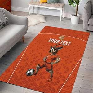 Custom Niger Football Area Rug Allez Menas