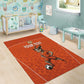Custom Niger Football Area Rug Allez Menas
