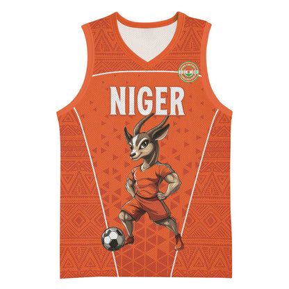 Custom Niger Football Basketball Jersey Allez Menas - African Pride