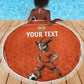 Custom Niger Football Beach Blanket Allez Menas
