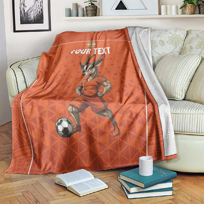 Custom Niger Football Blanket Allez Menas