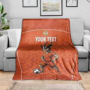 Custom Niger Football Blanket Allez Menas