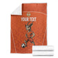 Custom Niger Football Blanket Allez Menas