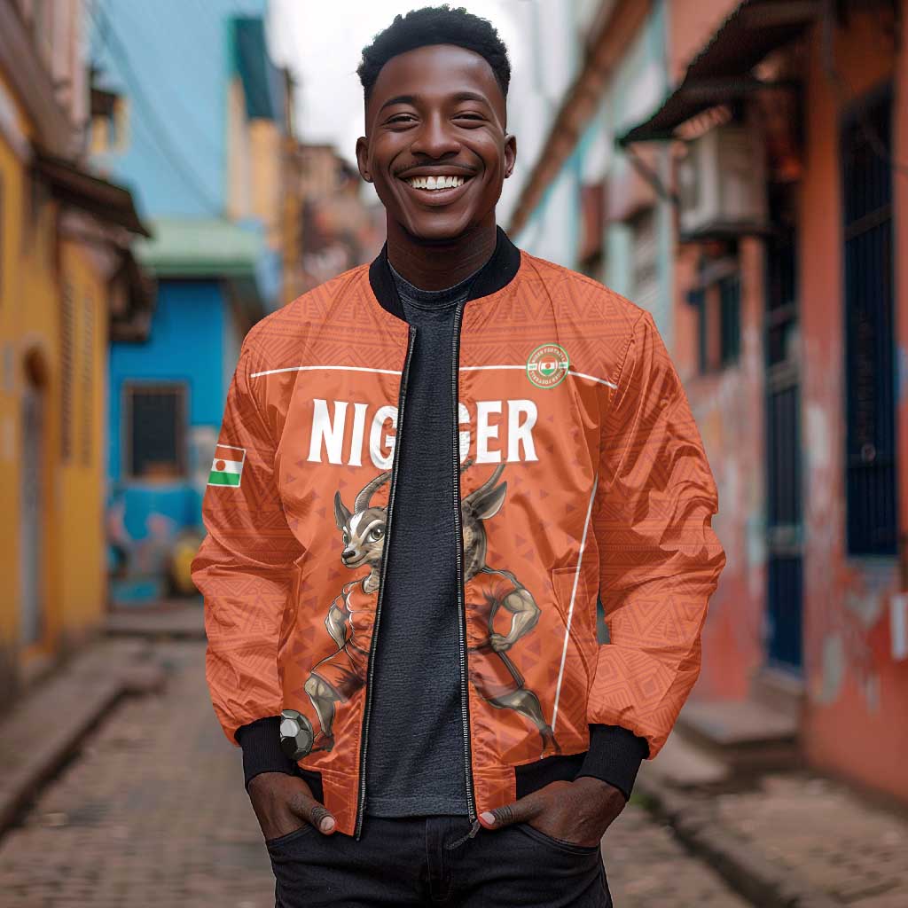 Custom Niger Football Bomber Jacket Allez Menas