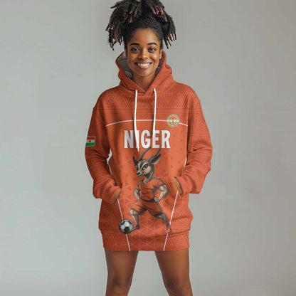 Custom Niger Football Hoodie Dress Allez Menas
