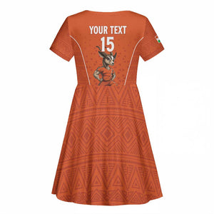 Custom Niger Football Kid Short Sleeve Dress Allez Menas