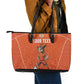 Custom Niger Football Leather Tote Bag Allez Menas