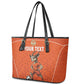 Custom Niger Football Leather Tote Bag Allez Menas