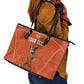 Custom Niger Football Leather Tote Bag Allez Menas