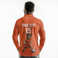 Custom Niger Football Long Sleeve Polo Shirt Allez Menas